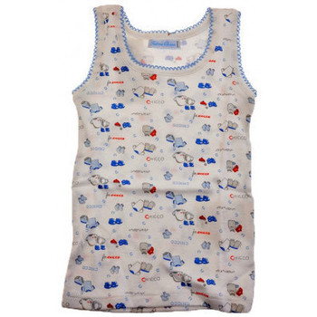 tekstylia Dziecko T-shirty i Koszulki polo Chicco Infant Tank Top Biały