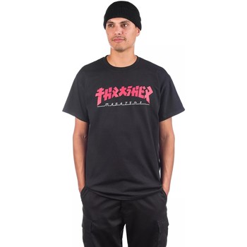 tekstylia Męskie T-shirty z krótkim rękawem Thrasher  Czarny