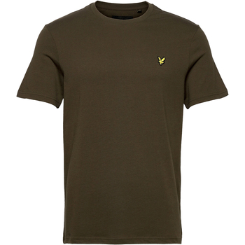 tekstylia Męskie T-shirty z krótkim rękawem Lyle & Scott Plain T-Shirt Zielony