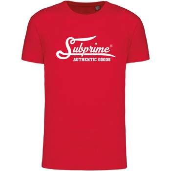 tekstylia Męskie T-shirty z krótkim rękawem Subprime Big Logo Shirt Czerwony