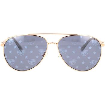 Zegarki & Biżuteria  Damskie okulary przeciwsłoneczne Chiara Ferragni Occhiali da Sole  CF1001/S LOJ MD Złoty