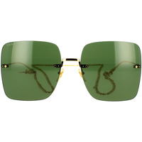 Zegarki & Biżuteria  okulary przeciwsłoneczne Gucci Occhiali da Sole  GG1147S 002 Złoty