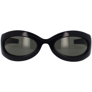 Zegarki & Biżuteria  Damskie okulary przeciwsłoneczne Gucci Occhiali da Sole  GG1247S 001 Czarny