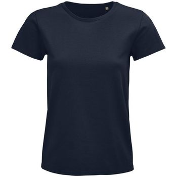 tekstylia Damskie T-shirty i Koszulki polo Sols PIONNER WOMEN Niebieski
