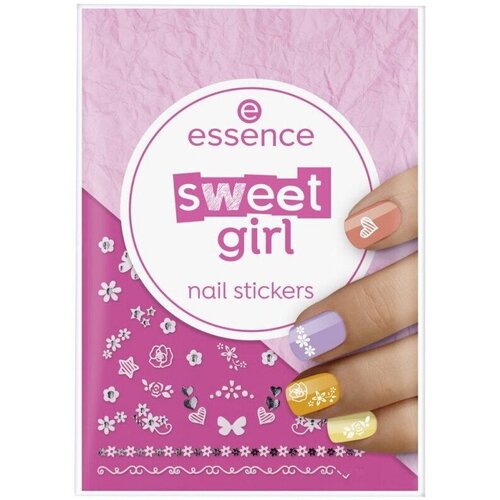 uroda Damskie Zestawy do manicure  Essence Sweet Girl Nail Stickers Inny