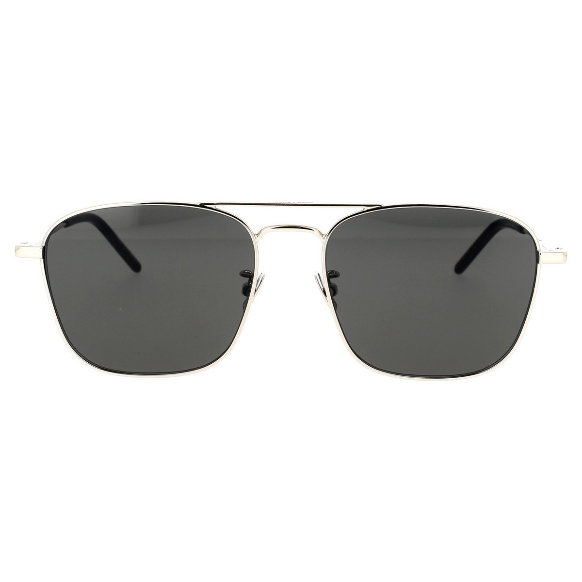 Zegarki & Biżuteria  okulary przeciwsłoneczne Yves Saint Laurent Occhiali da Sole Saint Laurent Classic SL 309 001 Srebrny