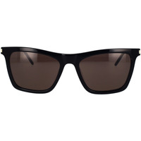 Zegarki & Biżuteria  Damskie okulary przeciwsłoneczne Yves Saint Laurent Occhiali da Sole Saint Laurent SL 511 001 Czarny