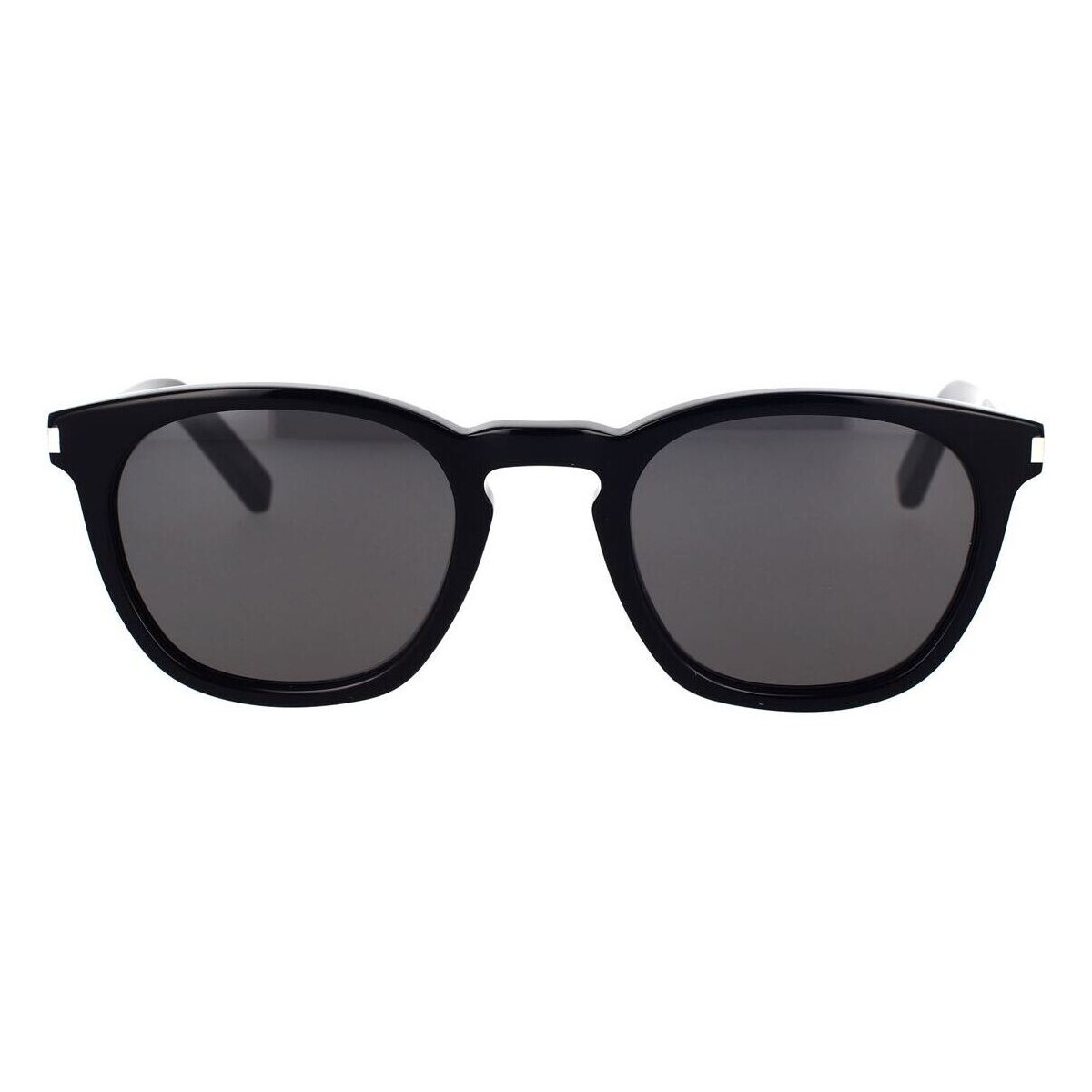 Zegarki & Biżuteria  okulary przeciwsłoneczne Yves Saint Laurent Occhiali da Sole Saint Laurent SL 28 002 Czarny