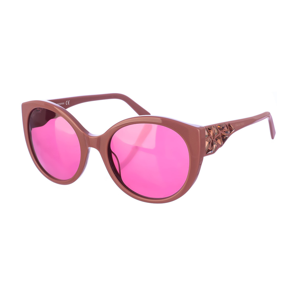 Zegarki & Biżuteria  Damskie okulary przeciwsłoneczne Swarovski SK0174S-72S Różowy