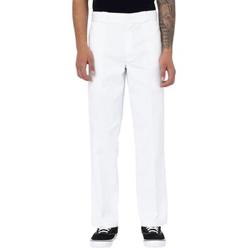 tekstylia Spodnie od garnituru   Dickies DK0A4XK6WHX1 Biały