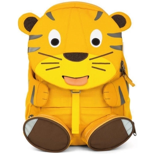 Torby Dziecko Plecaki Affenzahn Theo Tiger Large Friend Backpack Żółty