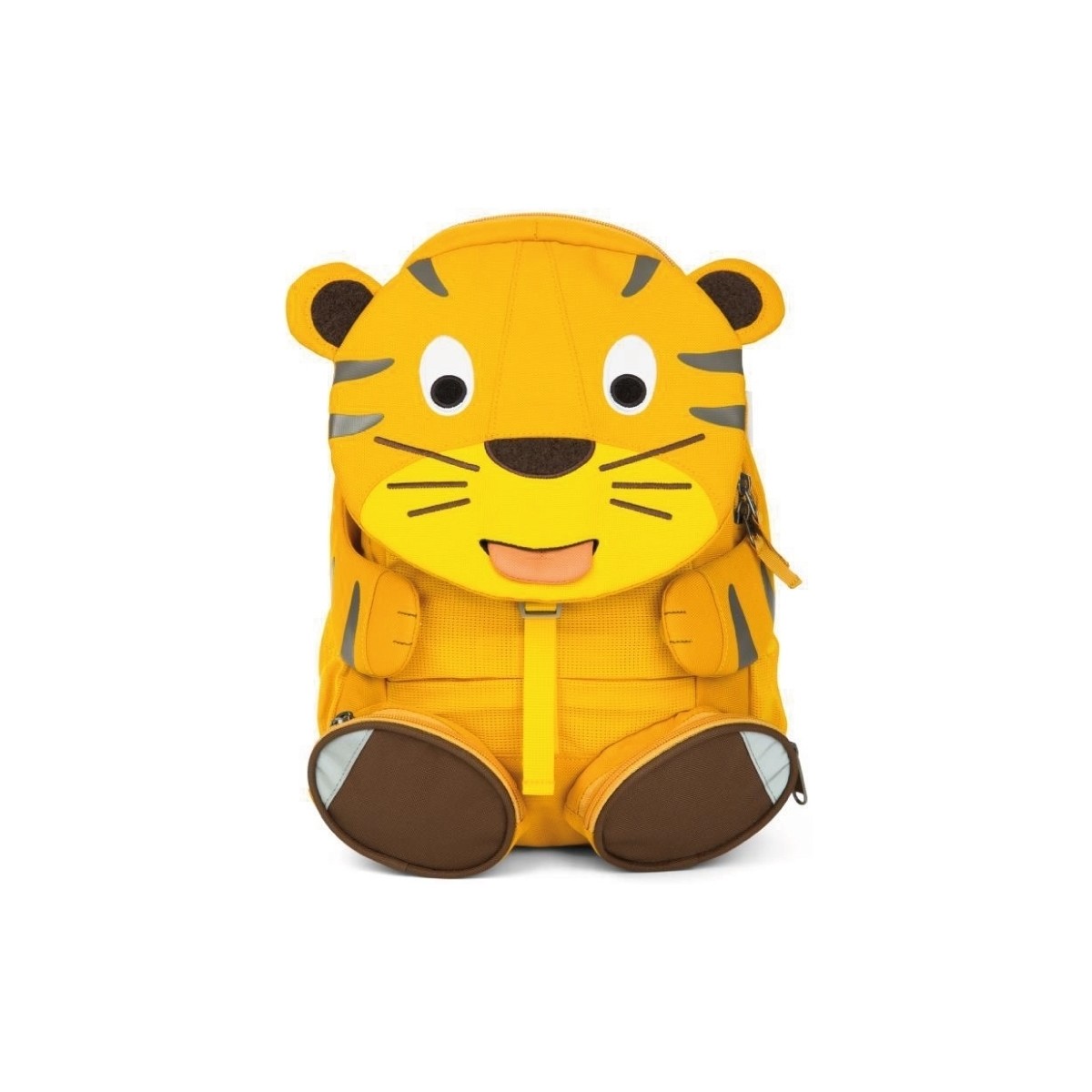 Torby Dziecko Plecaki Affenzahn Theo Tiger Large Friend Backpack Żółty