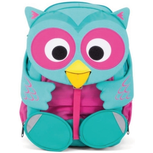 Torby Dziecko Plecaki Affenzahn Olina Owl Large Friend Backpack Niebieski