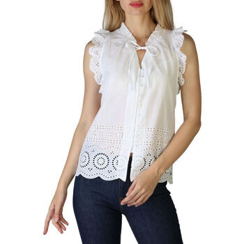 tekstylia Damskie Koszule Tommy Hilfiger - ww0ww32189 Biały