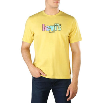 tekstylia Męskie T-shirty z długim rękawem Levi's - 16143 Żółty