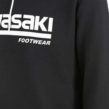 Kawasaki Killa Unisex Hooded Sweatshirt K202153 1001 Black Czarny