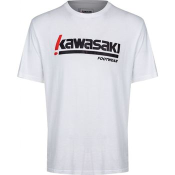 tekstylia Męskie T-shirty z krótkim rękawem Kawasaki Kabunga Unisex S-S Tee K202152 1002 White Biały