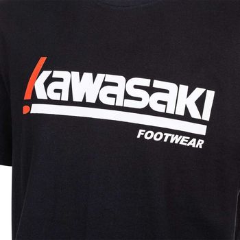 Kawasaki Kabunga Unisex S-S Tee K202152 1001 Black Czarny