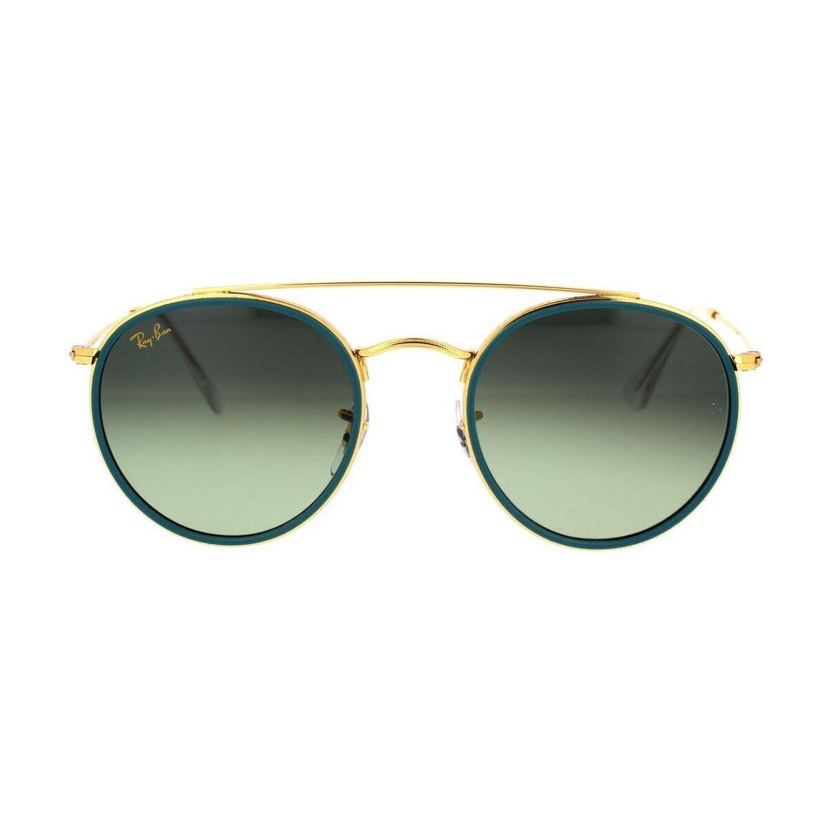 Zegarki & Biżuteria  okulary przeciwsłoneczne Ray-ban Occhiali da Sole  Round RB3647N 9235BH Złoty