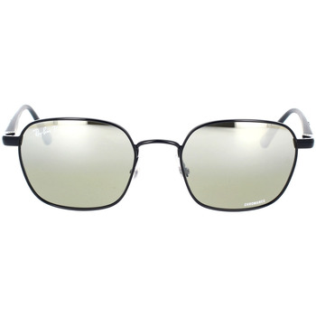Zegarki & Biżuteria  okulary przeciwsłoneczne Ray-ban Occhiali da Sole  RB3664CH 002/5J Polarizzati Czarny