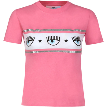 tekstylia Damskie T-shirty i Koszulki polo Chiara Ferragni  Różowy