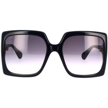 Zegarki & Biżuteria  Damskie okulary przeciwsłoneczne Gucci Occhiali da Sole  GG0876S 001 Czarny