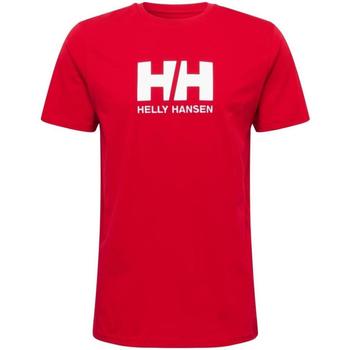 tekstylia Męskie T-shirty z krótkim rękawem Helly Hansen  Czerwony