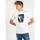 tekstylia Męskie T-shirty z krótkim rękawem Les Hommes LLT215-717P | Round Neck T-Shirt Biały