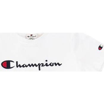 tekstylia Chłopiec T-shirty z krótkim rękawem Champion  Biały