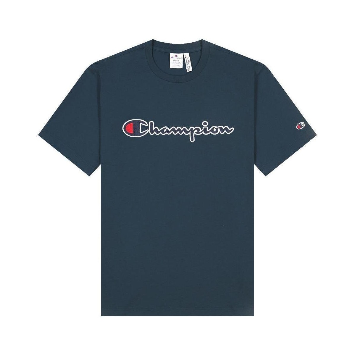 tekstylia Chłopiec T-shirty z krótkim rękawem Champion  Niebieski