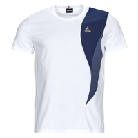 tekstylia Męskie T-shirty z krótkim rękawem Le Coq Sportif SAISON 1 Tee SS N°1 M Biały / Marine