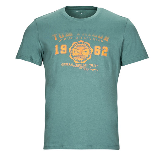 tekstylia Męskie T-shirty z krótkim rękawem Tom Tailor 1027028 Zielony