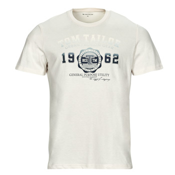 tekstylia Męskie T-shirty z krótkim rękawem Tom Tailor 1027028 Beżowy