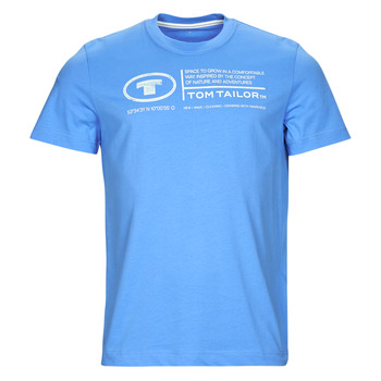 tekstylia Męskie T-shirty z krótkim rękawem Tom Tailor 1035611 Niebieski