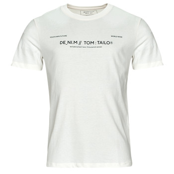 tekstylia Męskie T-shirty z krótkim rękawem Tom Tailor 1035581 Biały
