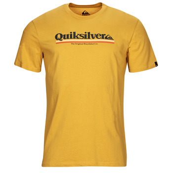 tekstylia Męskie T-shirty z krótkim rękawem Quiksilver BETWEEN THE LINES SS Żółty