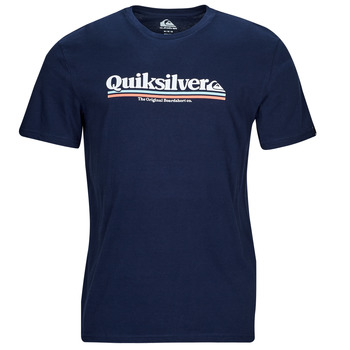 tekstylia Męskie T-shirty z krótkim rękawem Quiksilver BETWEEN THE LINES SS Marine