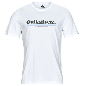 tekstylia Męskie T-shirty z krótkim rękawem Quiksilver BETWEEN THE LINES SS Biały / Niebieski