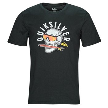 tekstylia Męskie T-shirty z krótkim rękawem Quiksilver QS ROCKIN SKULL SS Czarny / Biały