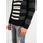 tekstylia Męskie Swetry Les Hommes LLK113-654U | Wool Stripes Round Neck Jumper Czarny