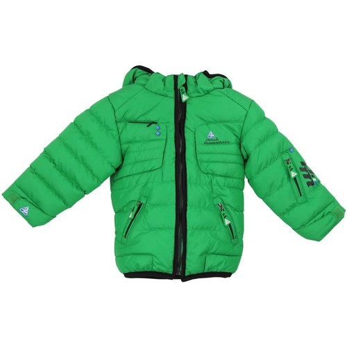 tekstylia Dziecko Kurtki pikowane Peak Mountain Doudoune layette LECAPTI Zielony