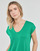 tekstylia Damskie T-shirty z krótkim rękawem Pieces PCBILLO TEE LUREX STRIPES Zielony