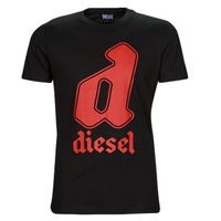 tekstylia Męskie T-shirty z krótkim rękawem Diesel T-DIEGOR-K54 Czarny / Czerwony
