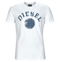 tekstylia Męskie T-shirty z krótkim rękawem Diesel T-DIEGOR-K56 Biały / Niebieski