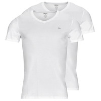 tekstylia Męskie T-shirty z krótkim rękawem Diesel UMTEE-MICHAEL-TUBE-TWOPACK Biały