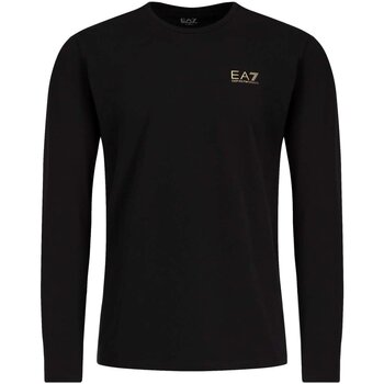 tekstylia Męskie T-shirty z długim rękawem Emporio Armani EA7 8NPT55 PJM5Z Czarny