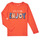 tekstylia Dziewczynka T-shirty z krótkim rękawem Name it NMFVIX LS TOP Pomarańczowy