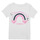 tekstylia Dziewczynka T-shirty z krótkim rękawem Name it NMFBRIGITA SS TOP Biały