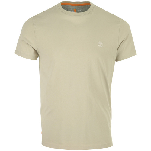 tekstylia Męskie T-shirty z krótkim rękawem Timberland Dun River Tee Shirt Beżowy