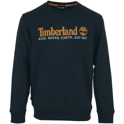 tekstylia Męskie Bluzy Timberland Wind water earth and Sky front Sweatshirt Niebieski